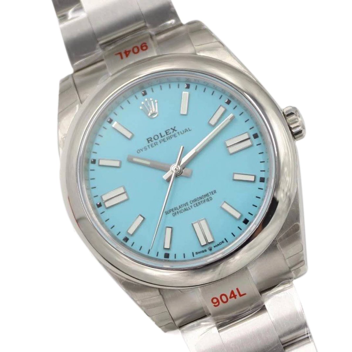 Oyster Perpetual 41mm Turquoise Blue Dial 114300