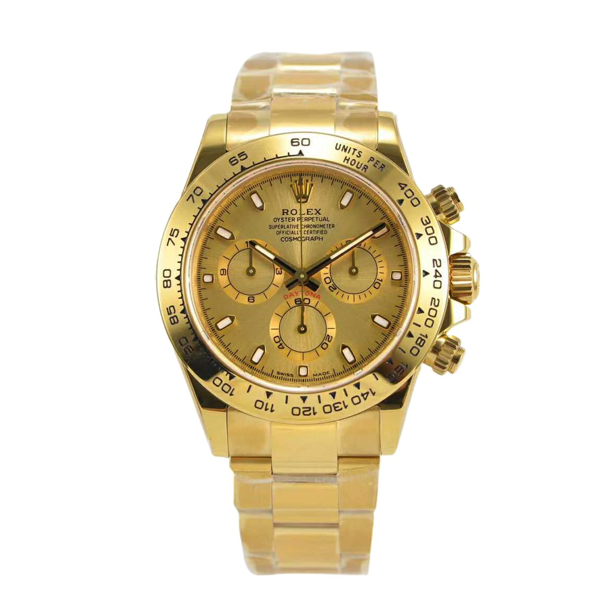 Daytona 116508 Gold Dial in Yellow Gold