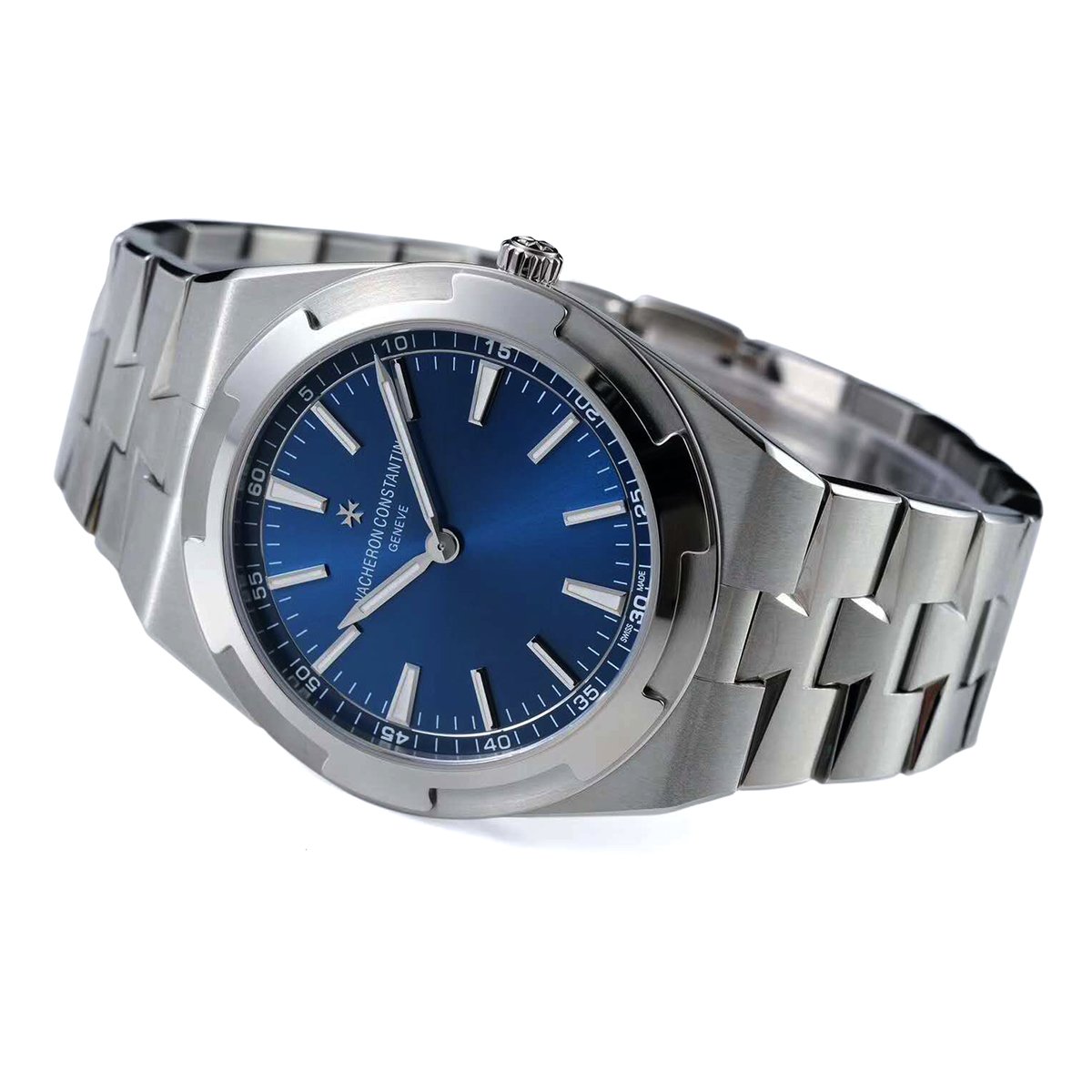 Overseas Blue Dial Ref: 4500V/110A-B128