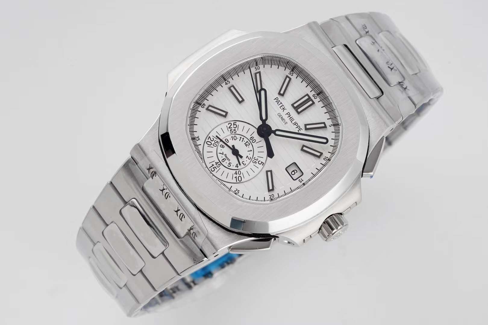 Nautilus 5980/1A-019 White Dial in Steel