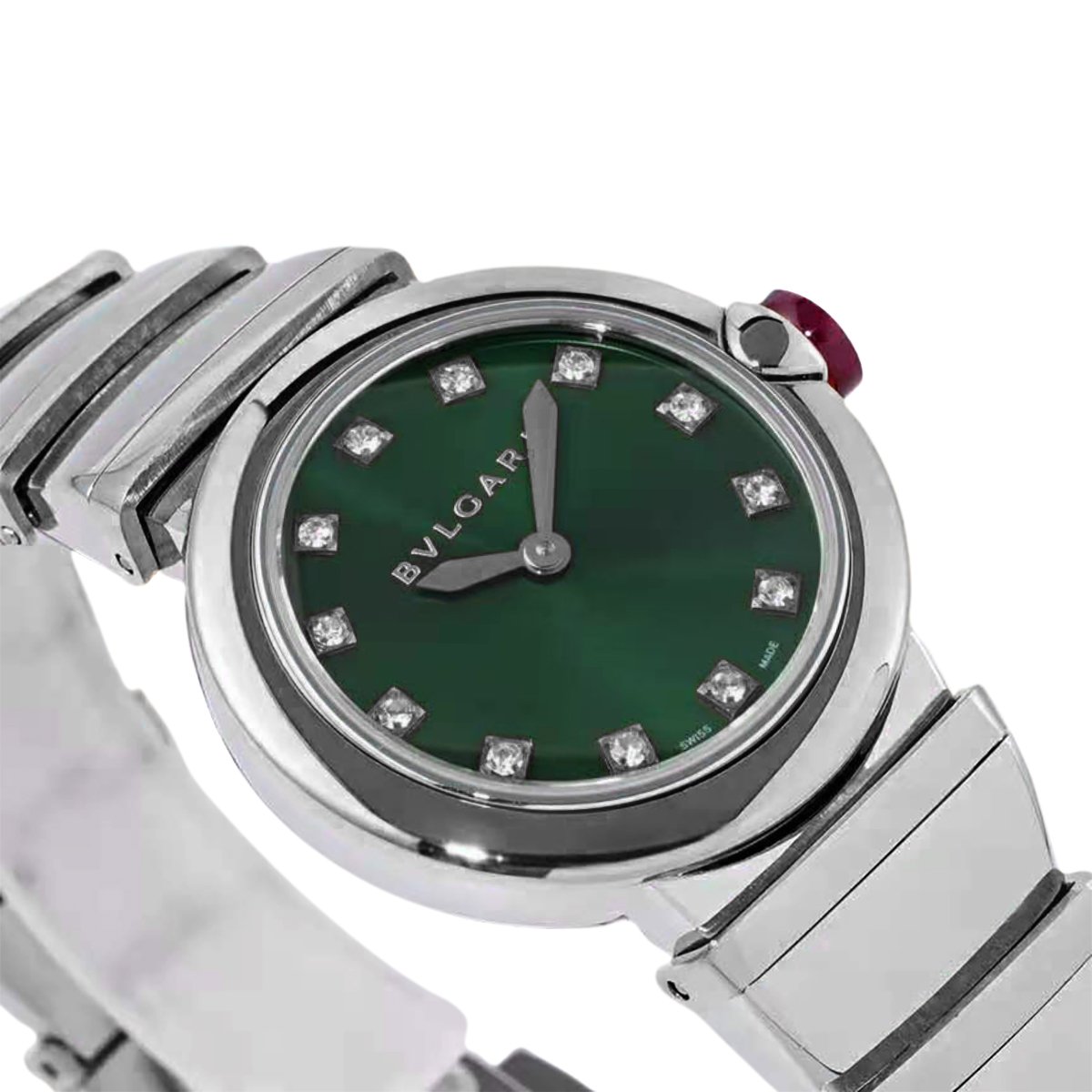Lvcea Emerald Green Dial in Steel