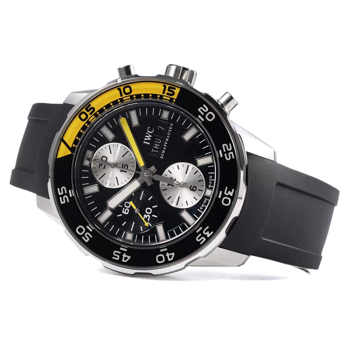 Aquatimer Chronograph IW376702 Black Dial