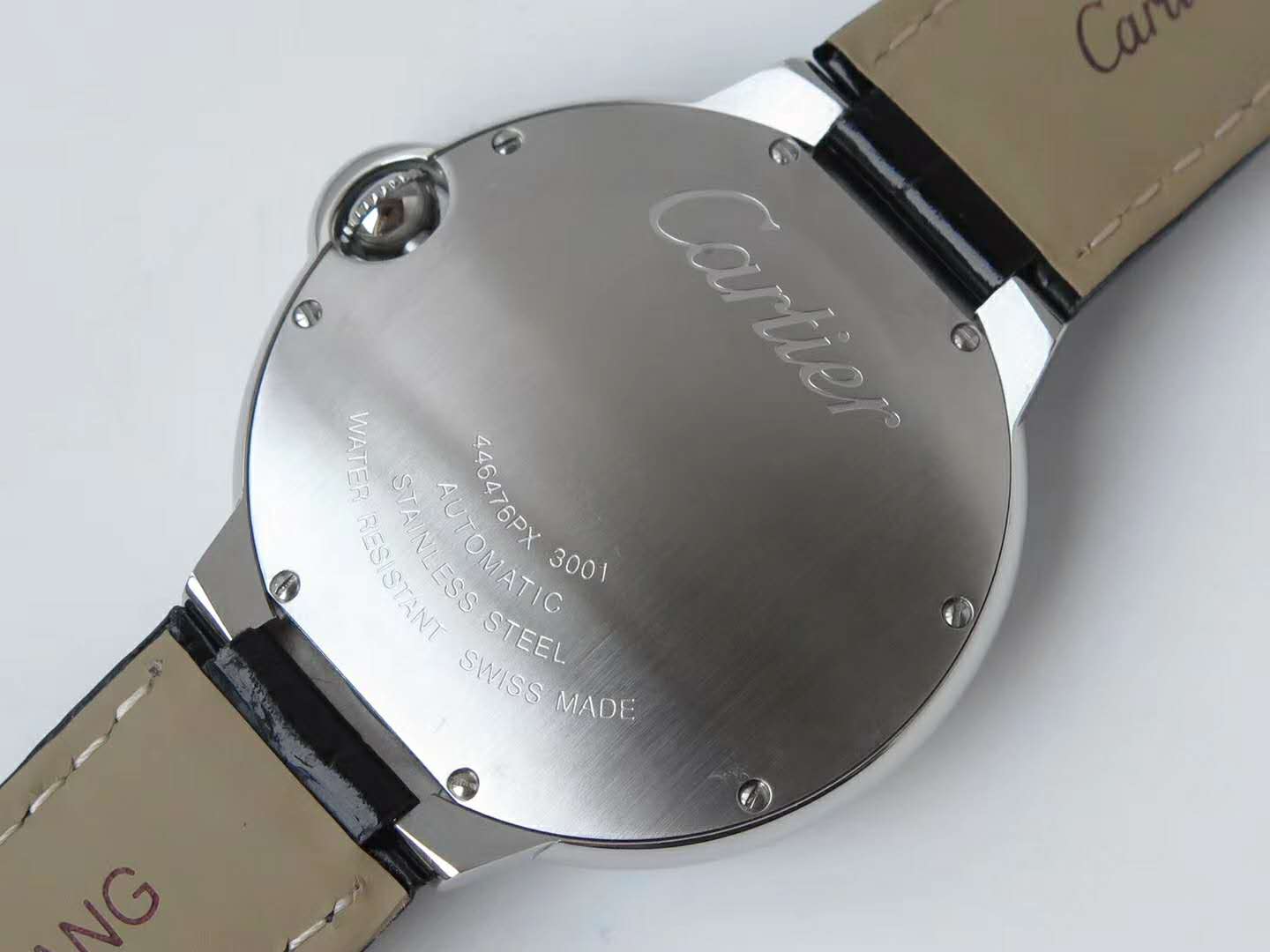 Ballon Bleu de Ca*t1er 42mm White Dial with D1am0nds in Rose Gold