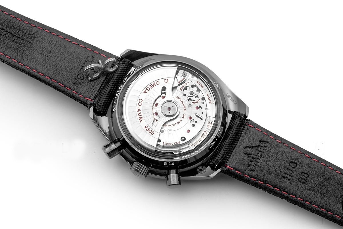 Speedmaster Moonwatch Co-Axial Chronograph ‘Dark Side of The Moon’ with White Tachymeter