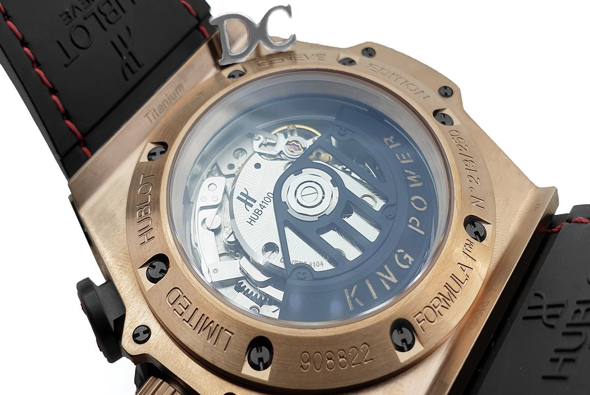 King Power F1 Grey Dial Chronograph in Rose Gold