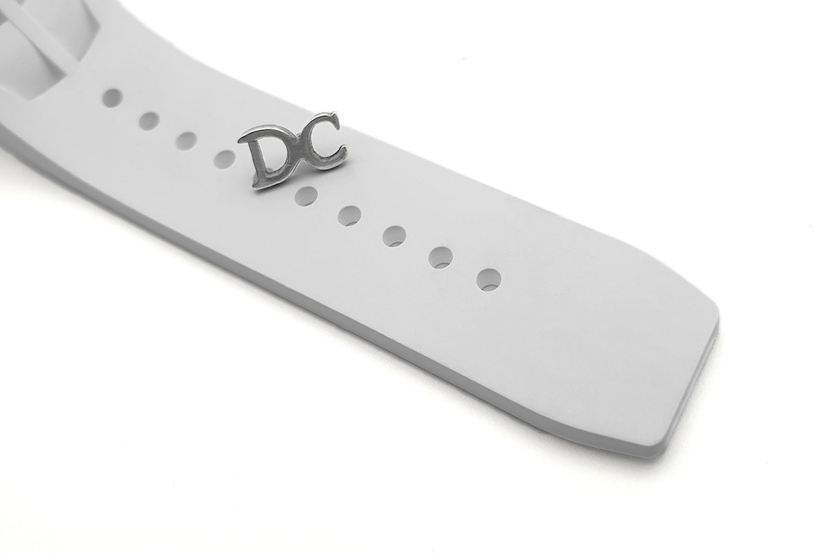 RM 011-02 Le Mans Classic Chronograph in Green on White Rubber Strap