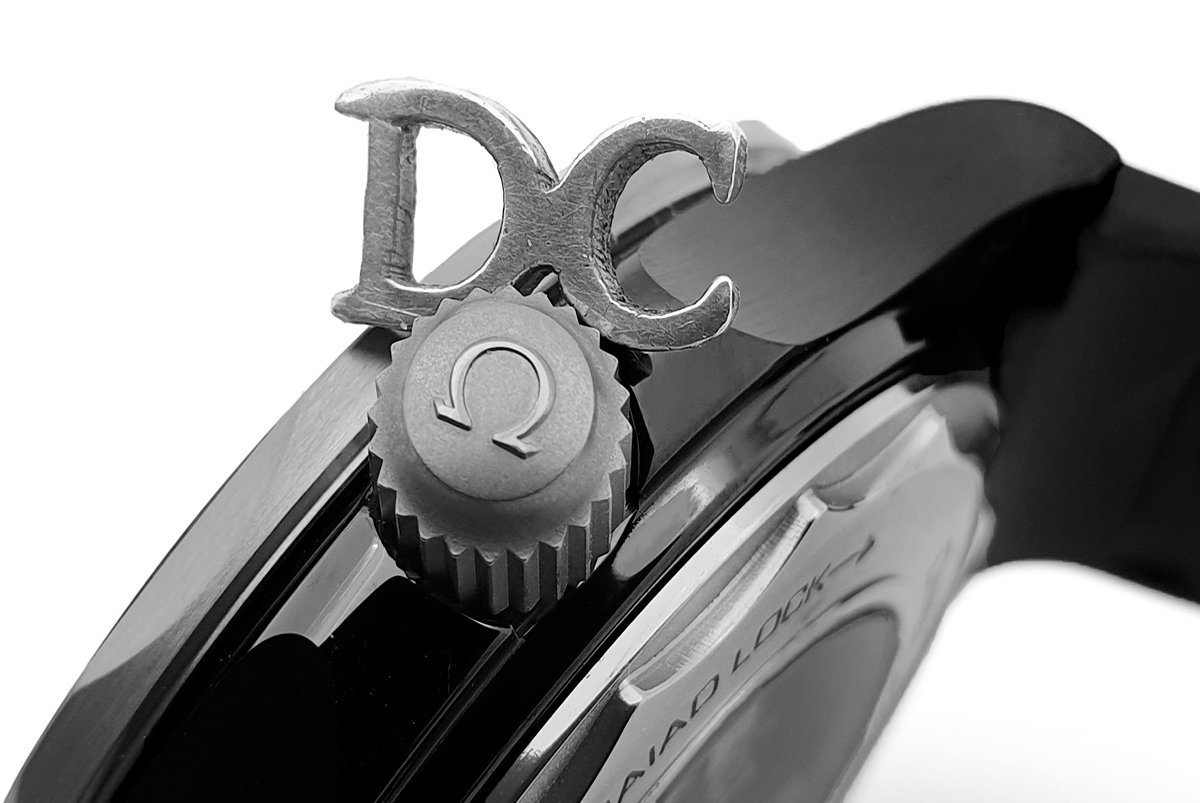 Seamaster Diver 300M Co-Axial Master Chronometer Black Dial 43.5mm on Black Rubber Strap