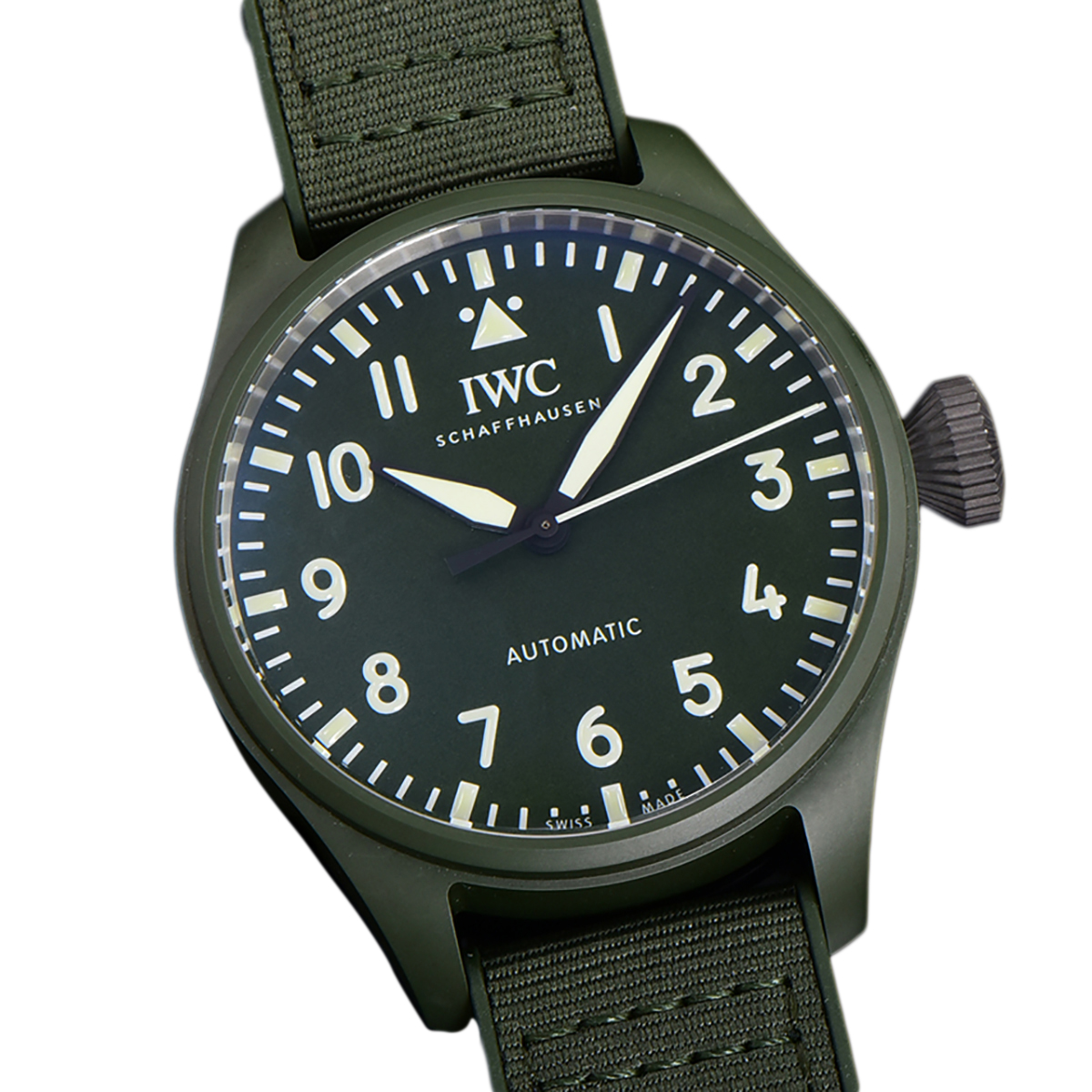 Big Pilot’s Watch 43 IW329802 Top Gun Edition Woodland on Camo Strap