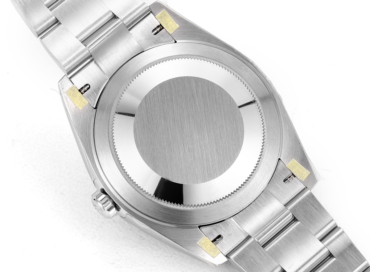 Datejust 41 Silver Dial Roman Markers with Rainbow D1am0nd Bezel in Steel on Oyster Bracelet