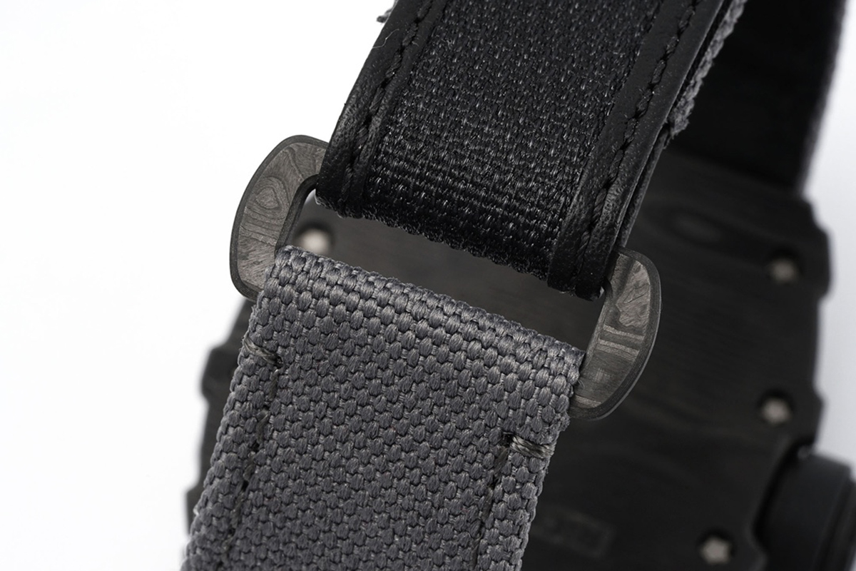 RM 035-01 Rafael Nadal NTPT Carbon on Grey Nylon Strap (Sonic)