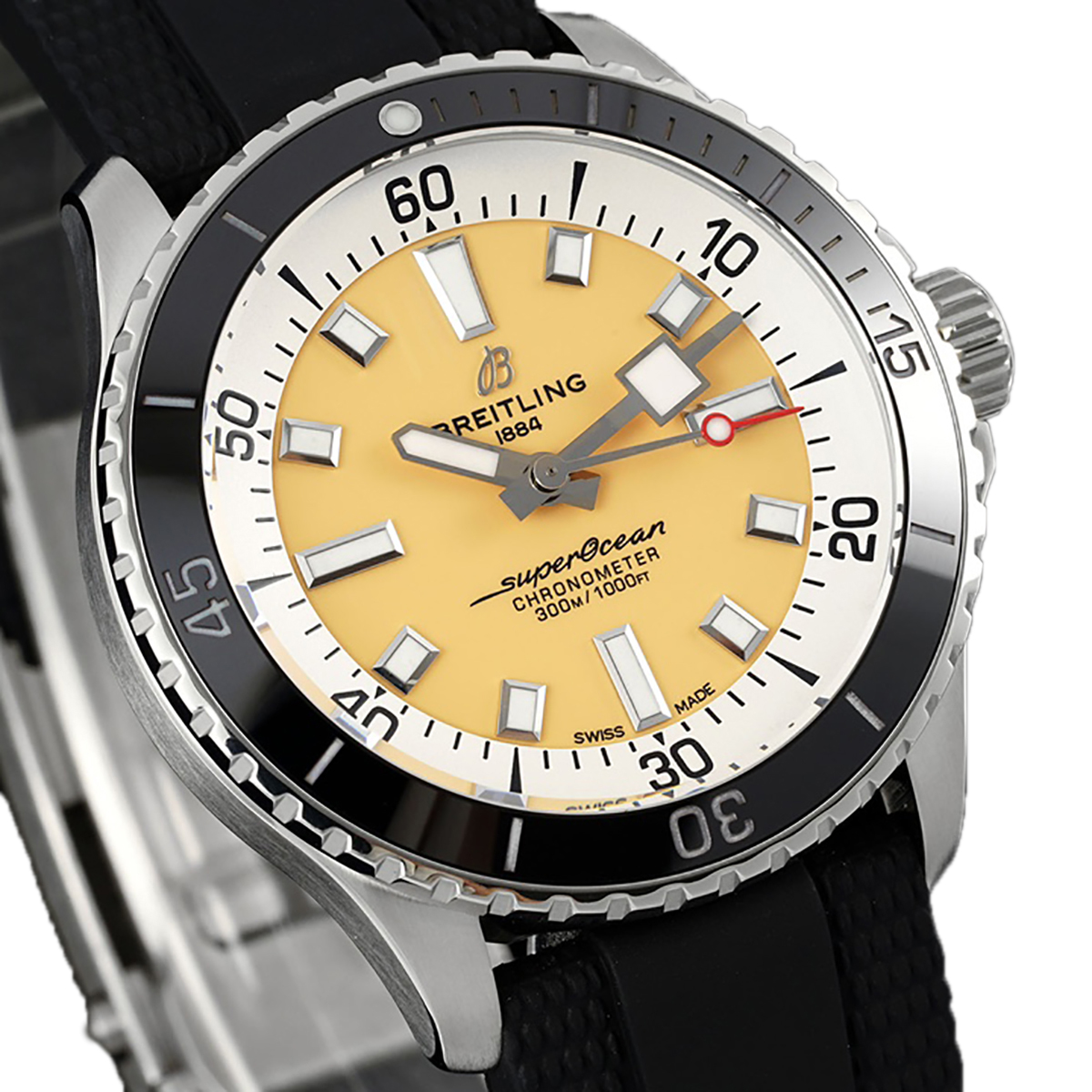 S*perocean Automatic 44 Yellow Dial Ref: A17375211I1S1
