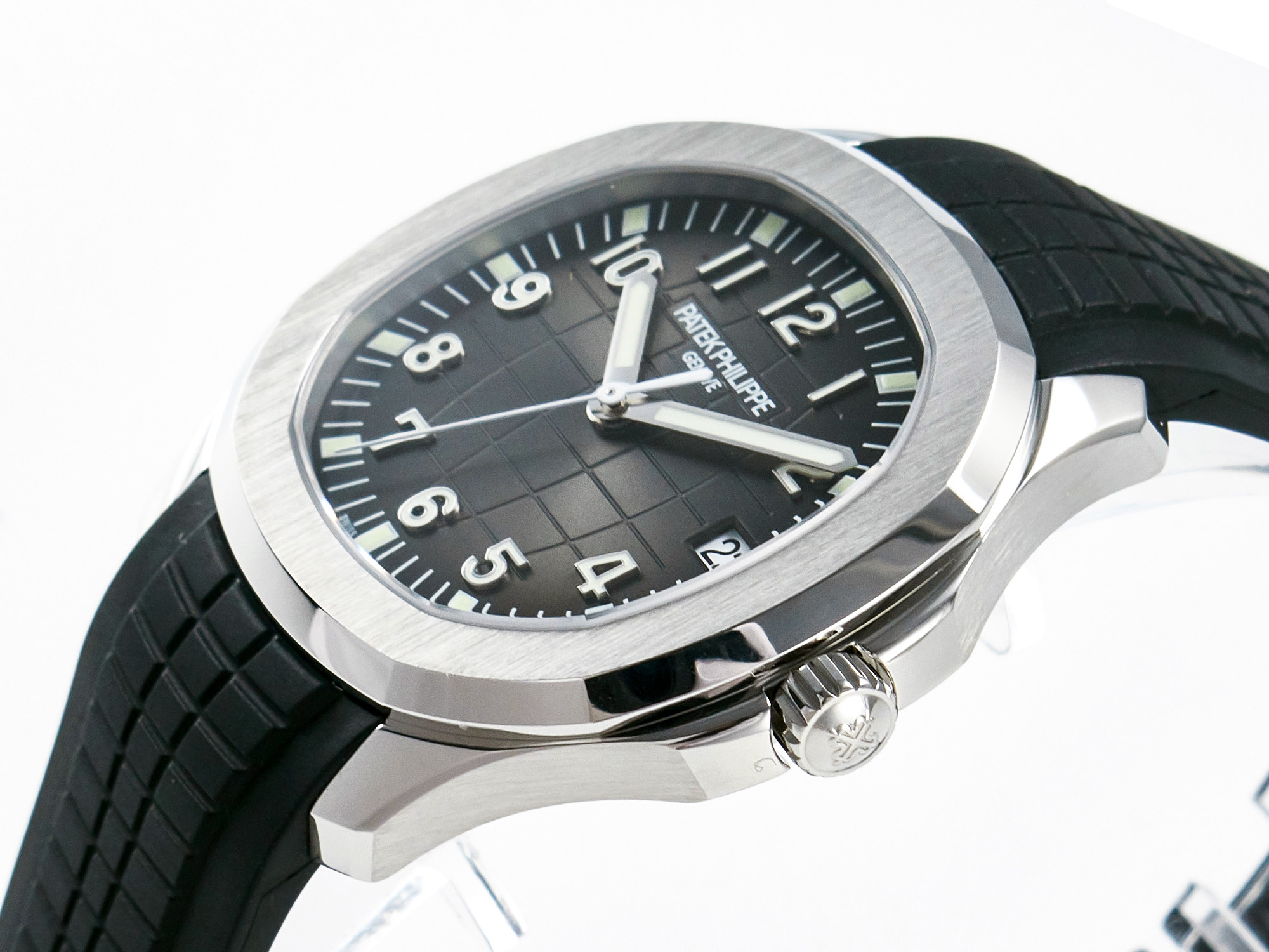 Aquanaut 5167 40mm SS 3KF 1:1 Best Edition Black Dial on Black Rubber Strap A330 S*per Clone V3