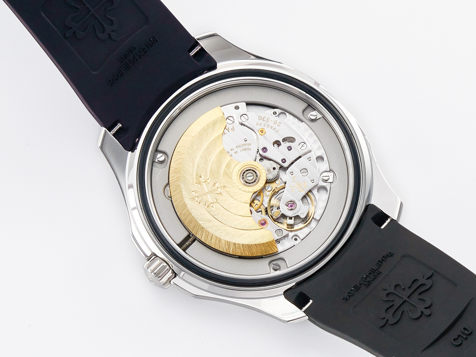 Aquanaut 5167 40mm SS 3KF 1:1 Best Edition Black Dial on Black Rubber Strap A330 S*per Clone V3