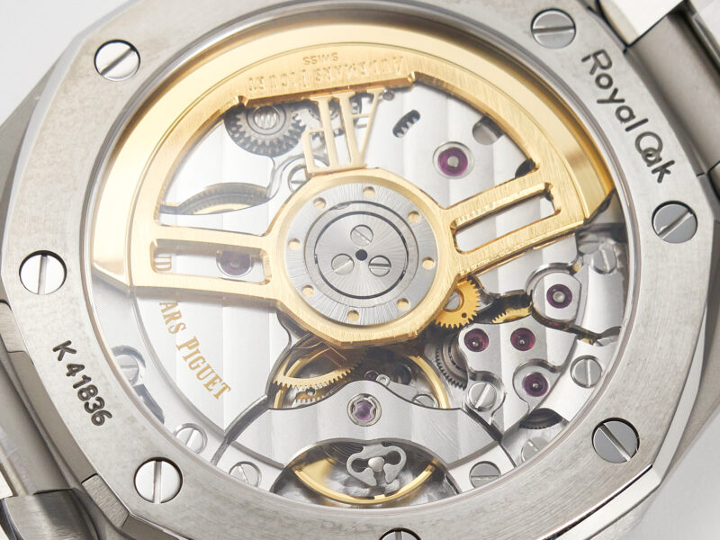 Royal Oak 41mm 15500 SS ZF 1:1 Best Edition Black Textured Dial on SS Bracelet SA4302 S*per Clone V3